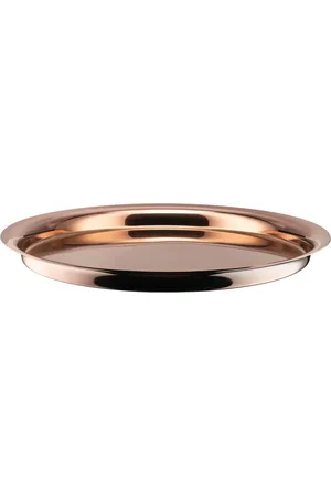 Alessi Home, unisex, , ONE SIZE, Kobber Serveringsbakke PVD-belagt