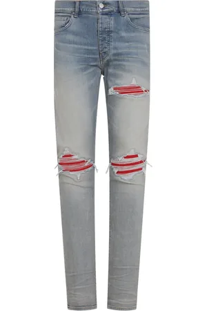 AMIRI Jeans, Herre, Blå, W33, Uld, Stilfulde Denim Jeans