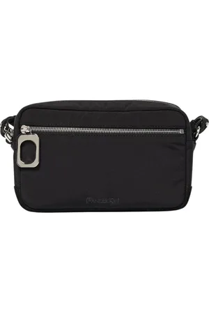 J.W.Anderson Taske, Herre, Sort, ONE SIZE, Nylon, Sort Nylon Crossbody Taske Lynlås