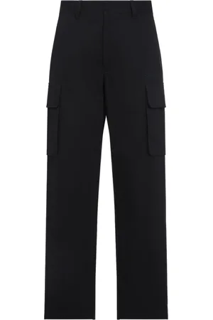 Givenchy Bukser, Herre, Sort, L, Bomuld, Sorte bomuldsbukser til mænd