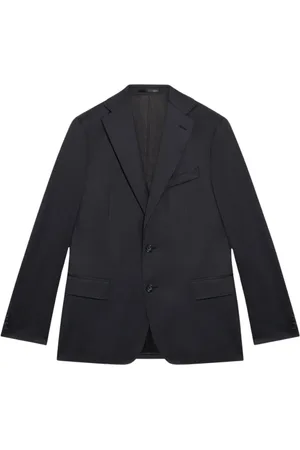 Brooks Brothers Jakkesæt, Herre, Grå, L, Uld, Ren uld klassisk blazer