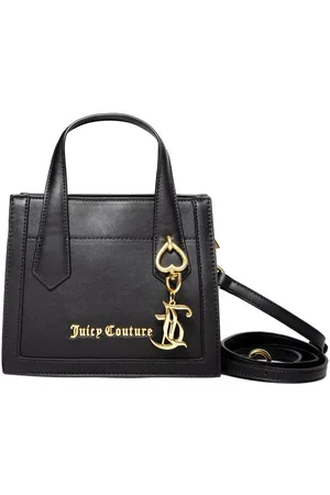 Juicy Couture Taske, Dame, Sort, ONE SIZE, Uld, Lily Lille Dobbelt Håndtag PU Sort