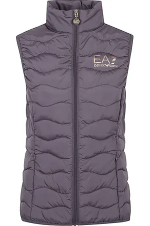 EA7 Jakke, Dame, Grå, M, Uld, Grå Jakker til Stilfuldt Look