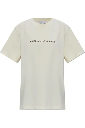 Stella McCartney Top, Dame, , S, Bomuld, T-shirt med logo