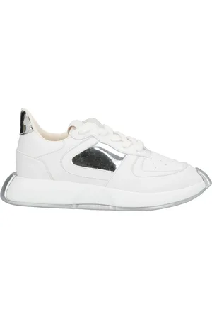Giuseppe Zanotti Sko, Herre, Hvid, 43 EU, Læder, Hvide Lædersneakers Aw23
