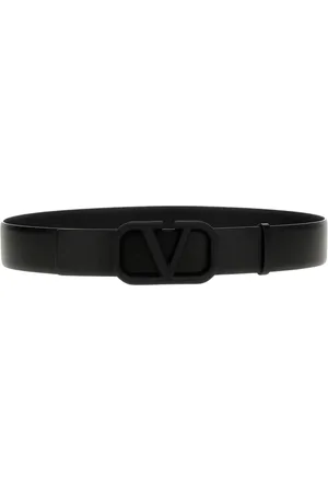 VALENTINO GARAVANI Tilbehør, Herre, Sort, 100 CM, Læder, Sort Læderbælte Elegant Tilbehør