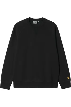 Carhartt Sweathshirts & Hoodies, Herre, Sort, M, Uld, Sort Guld Chase Sweatshirt