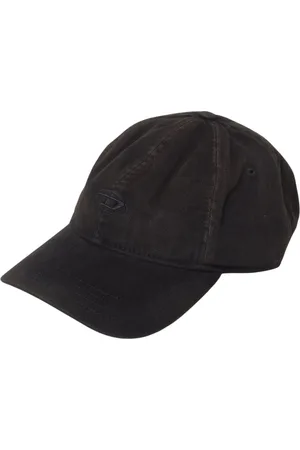 Diesel Tilbehør, Herre, Sort, ONE SIZE, Broderet Logo Baseball Cap