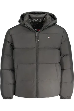 Tommy Hilfiger Jakke, Herre, Sort, 2XL, Polyester, Sort Polyesterjakke