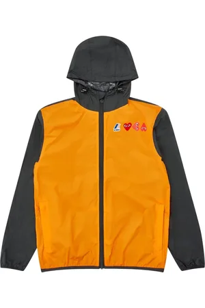 Comme des Garçons Jakke, Herre, , L, Uld, Vandafvisende /Sort Lynlås Jakke