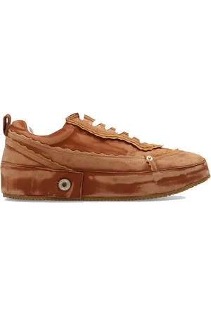 Loewe Sko, Herre, Brun, 41 EU, Uld, Brun Deconstructed Sneakers