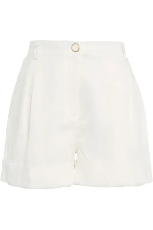 Liu Jo Shorts, Dame, Hvid, M, Uld, Hvide Bermuda Shorts Stilfuldt Design