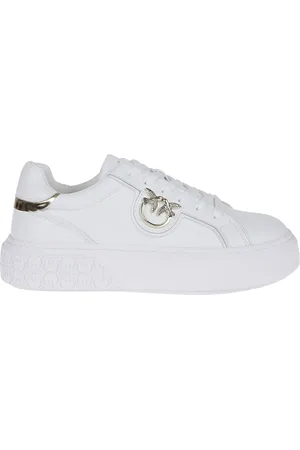 Pinko Sko, Dame, Hvid, 39 EU, Uld, Hvide Sneakers Ss25
