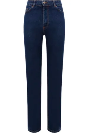Twin-Set Jeans, Dame, Blå, W27, Bomuld, Dame Bomuld Denim Jeans