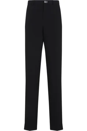 Givenchy Bukser, Herre, Sort, L, Uld, Sorte Uldbukser Stilfulde