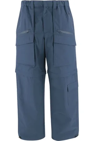 Woolrich Bukser, Herre, Blå, S, Nylon, Vandafvisende Ripstop Nylon Cargo Bukser