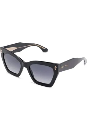 Etro Tilbehør, Dame, Sort, 55 MM, Tyl, 0090S 8079O Solbriller