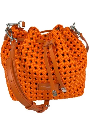 Gianni chiarini Taske, Dame, , ONE SIZE, Uld, Rød vævet crossbody taske Fiore