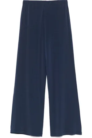 LE TRICOT PERUGIA Bukser, Dame, Blå, 3XL, Navy Jersey Bukser Langt Design