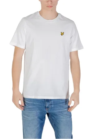 Lyle & Scott Top, Herre, Hvid, M, Bomuld, Hvid Bomuld T-Shirt
