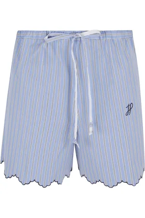 Patou Shorts, Dame, Blå, S, Bomuld, Blå Bermuda Shorts Dametøj
