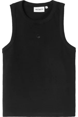 Carhartt Top, Dame, Sort, L, Bomuld, Sort Bomuld Strik Tank Top