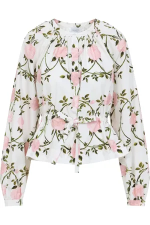 Giambattista Valli Bluser & Skjorter, Dame, Flerfarvet, S, Bomuld, Multifarvet Bomuldsskjorte Stilfuld Lagdeling
