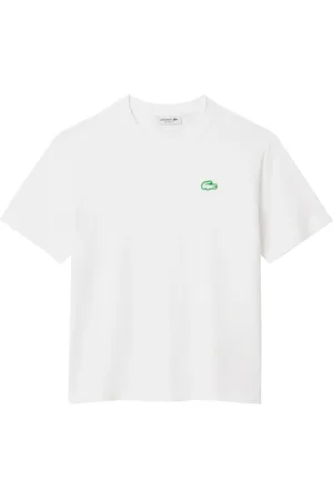 Lacoste Top, Dame, Hvid, 2XS, Uld, Stilfulde Tee Bluser Kollektion
