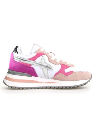 W6YZ Sko, Dame, Flerfarvet, 40 EU, Uld, Fuchsia Sneakers til Kvinder
