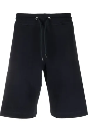 Paul Smith Shorts, Herre, Blå, S, Bomuld, Blå Zebra Patch Bomulds Track Shorts
