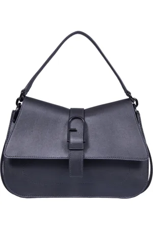 Furla Taske, Dame, Sort, ONE SIZE, Uld, Sort Skuldertaske Elegant Flow Design