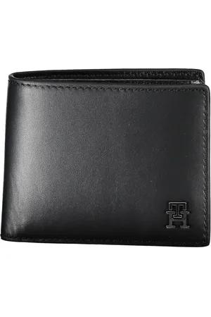Tommy Hilfiger Tilbehør, Herre, Sort, ONE SIZE, Uld, Herre Pung Sort Stilfuld Kontrast Logo