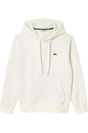 Lacoste Sweathshirts & Hoodies, Dame, , XL, Creme Hættetrøje til Kvinder Aw24