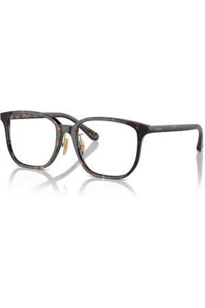vogue Tilbehør, unisex, Brun, 55 MM, Uld, Stilfulde briller i Havana farve