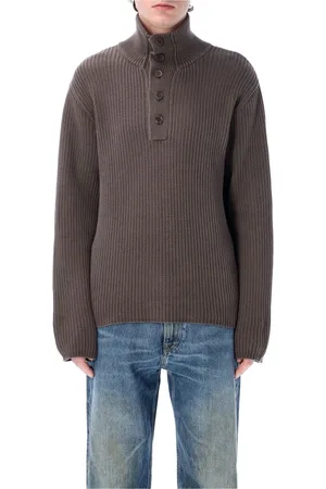 OUR LEGACY Strik, Herre, Brun, L, Bomuld, Brun Strikvarer Polo Sweater