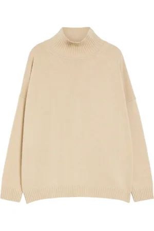 Max Mara Strik, Dame, , XS, Uld, Højhalset Casha uld sweater