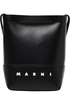 Marni Taske, Herre, Sort, ONE SIZE, Uld, Stilfuld Sort Skuldertaske