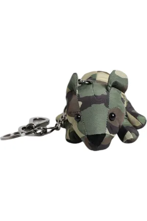 Dolce & Gabbana Tilbehør, unisex, Flerfarvet, ONE SIZE, Multifarvet camouflage dyre nøglering nøglering