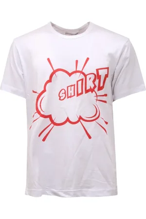 Comme des Garçons Top, Herre, Hvid, L, Hvid Skjorte Fi-T008-S22-3