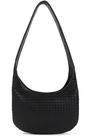Bottega Veneta Taske, Dame, Sort, ONE SIZE, Uld, Stilfuld Archive Hobo Taske