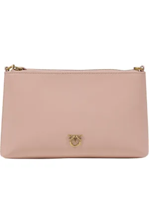 Pinko Taske, Dame, Lyserød, ONE SIZE, Læder, Elegant Mini Vitello Clutch