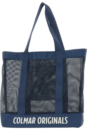 Colmar Taske, Herre, Blå, ONE SIZE, Uld, Blå Mesh Tote Taske til Mænd