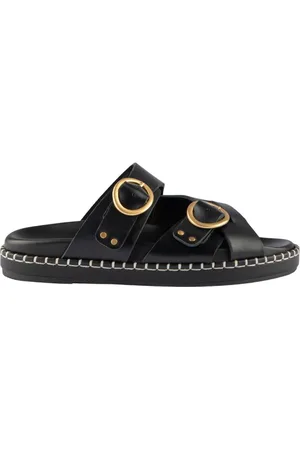 Maison Toufet Sko, Dame, Sort, 41 EU, Læder, Sandal Agnès