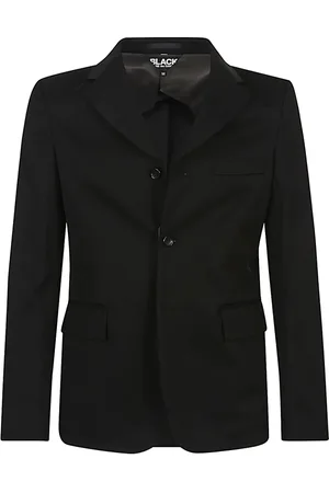 Comme des Garçons Jakke, Herre, Sort, M, Uld, Sorte Jakker til Stilfulde Mænd