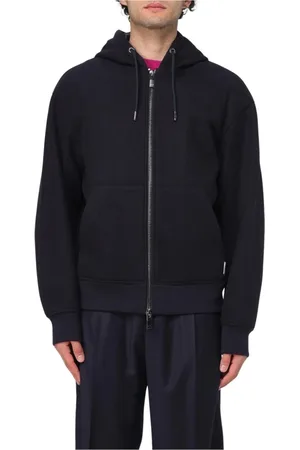 Armani Exchange Sweathshirts & Hoodies, Herre, Blå, M, Marineblå ZipUp Hoodie Sweater