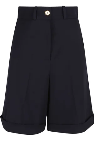 Patou Shorts, Dame, Blå, S, Uld, Blå Bermuda Shorts til Kvinder