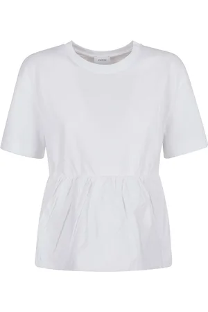 Patou Top, Dame, Hvid, L, Bomuld, Hvid T-shirt til kvinder