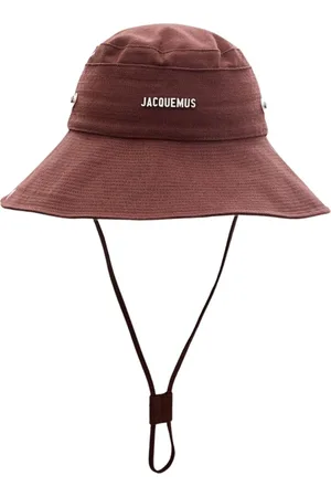 Jacquemus Tilbehør, Herre, Brun, 56 CM, Uld, Brun Bucket Hat til Mænd