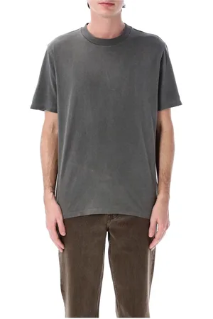 OUR LEGACY Top, Herre, Grå, XL, Bomuld, Sort Box T-shirt Bred Boxy Pasform