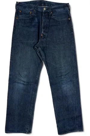 Evisu Jeans, Herre, Blå, W32, Denim, Vintage Selvedge Denim Jeans